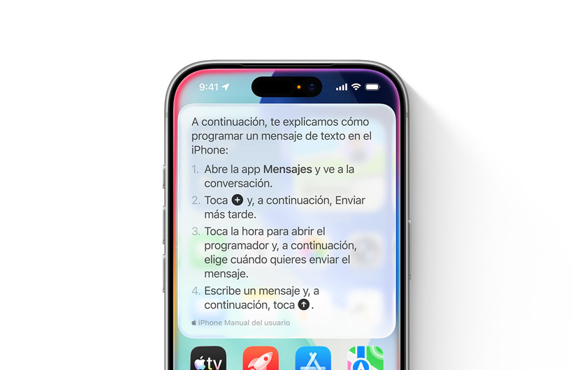 Instrucciones paso a paso para programar el envío de un mensaje en un iPhone