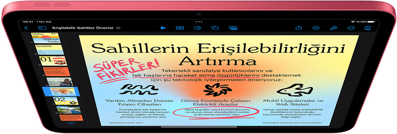 iPad’de Keynote