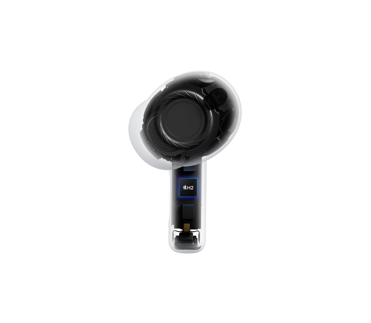 AirPods Pro 3、ワイヤレスヘッドフォン、透明画像、内部アーキテクチャ