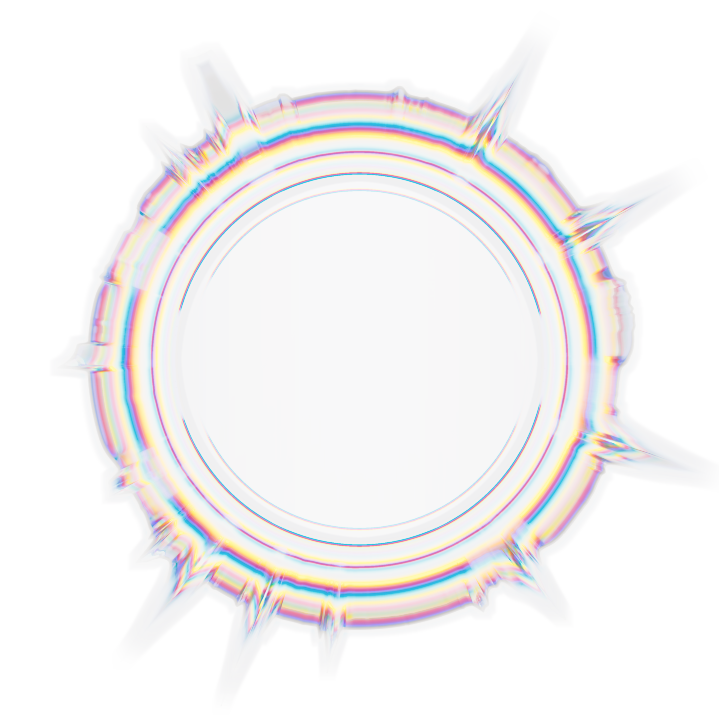 音波が円を描いている。中央に表示されている文字：賢いノイズコントロール。静寂が生み出す理想のサウンド