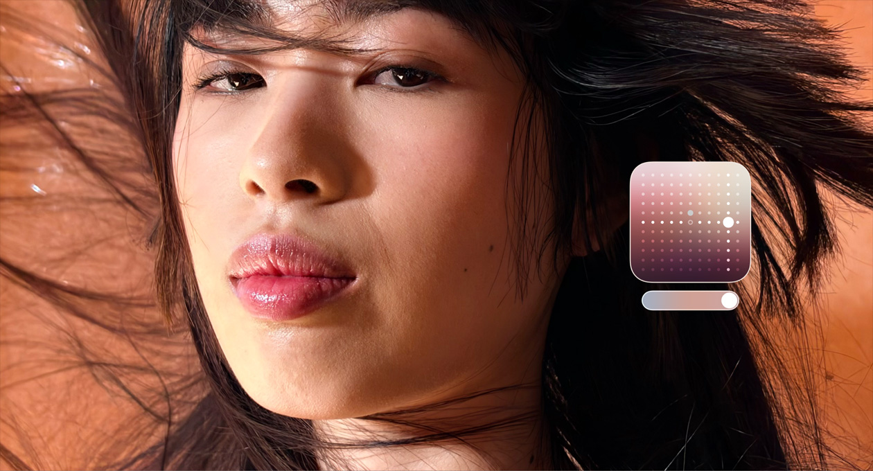 Fotografia de uma pessoa tirada com os Estilos fotográficos da câmara